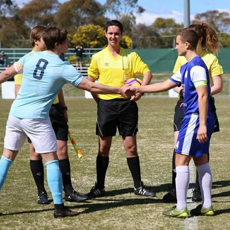 Up and coming Canberran football referee one step closer to achieving ultimate goal after selection into National Youth League